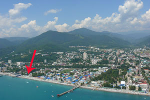 частный сектор Лазаревское рядом с морем